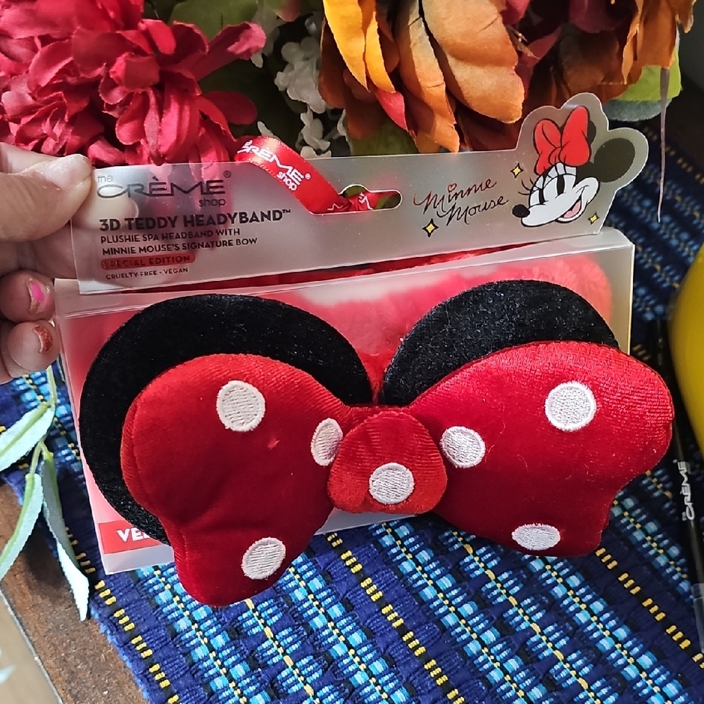 Disney Minnie Mouse Red and Black Headband